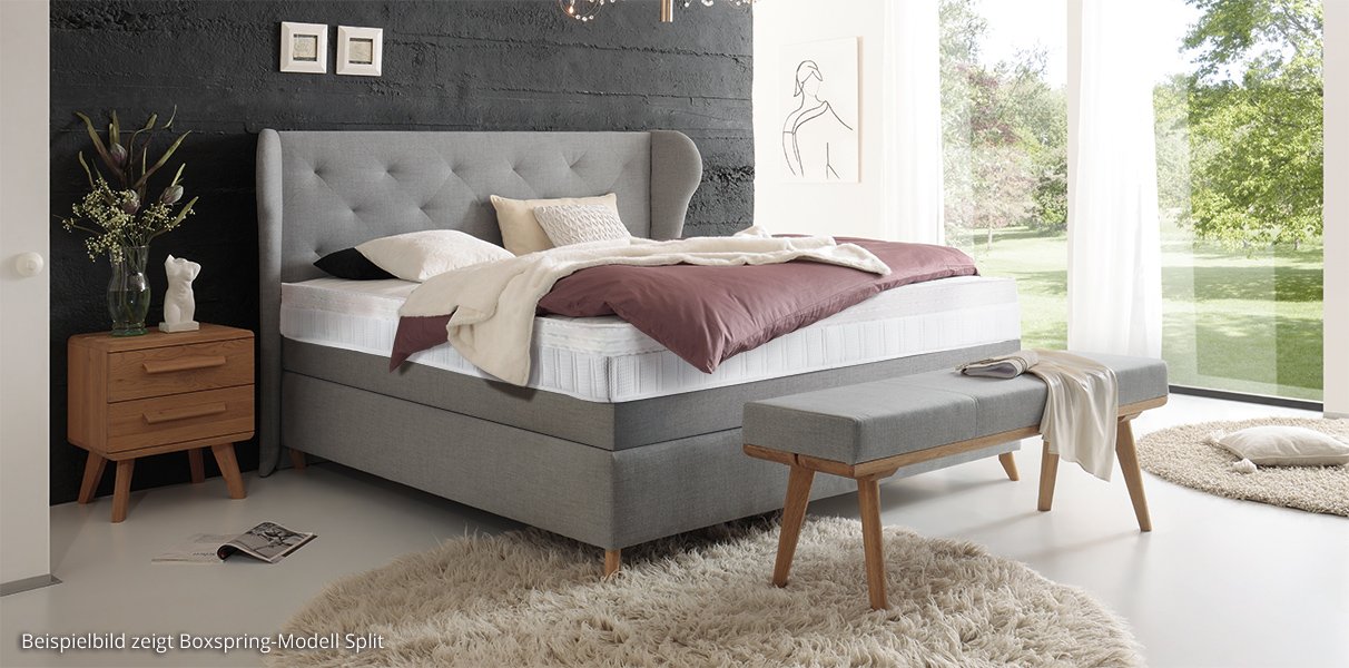 Boxspring-Wasserbett mit Florenz Kopfteil Abbildung 5